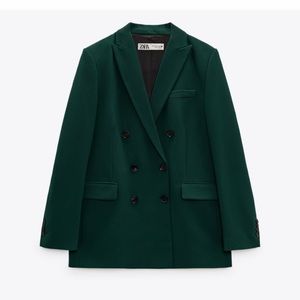 Zara Emerald Green Blazer size Large